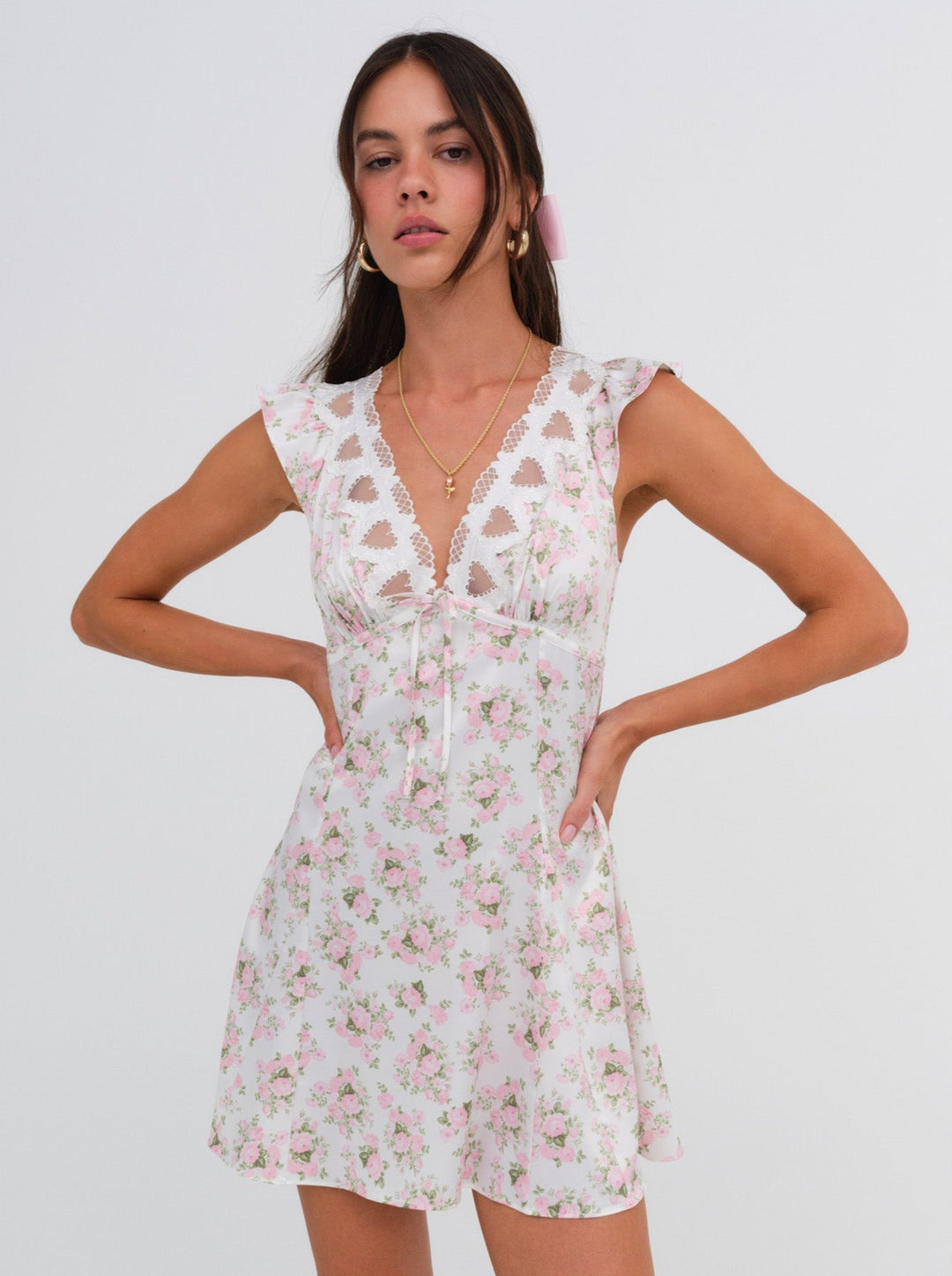 Naima Slip Dress Pink
