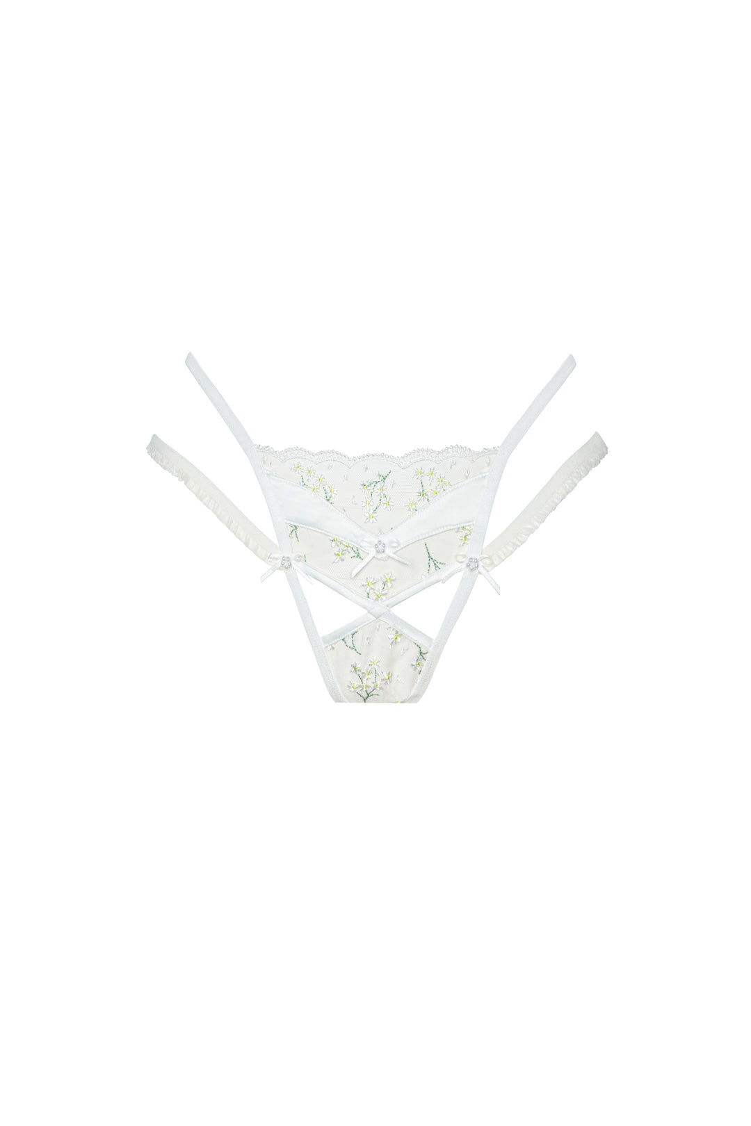 Baby's Breath Thong Panty Ivory