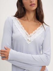 Eisley Knit Top Blue