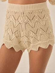 Lelia Knit Short Cream