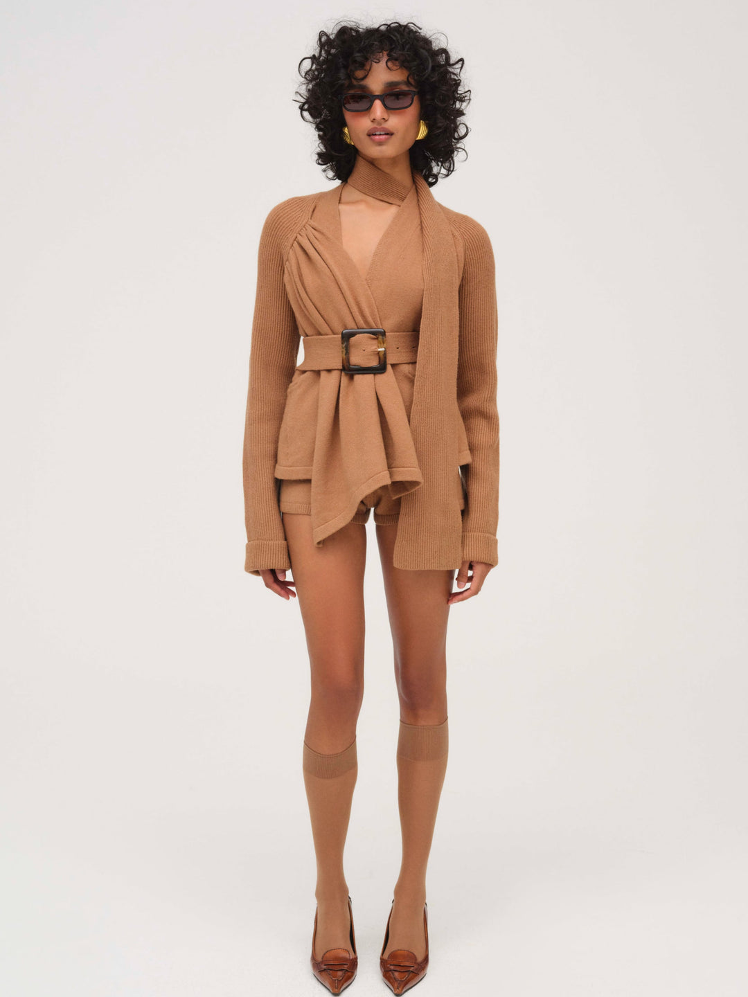 Ellie Knit Short CAMEL