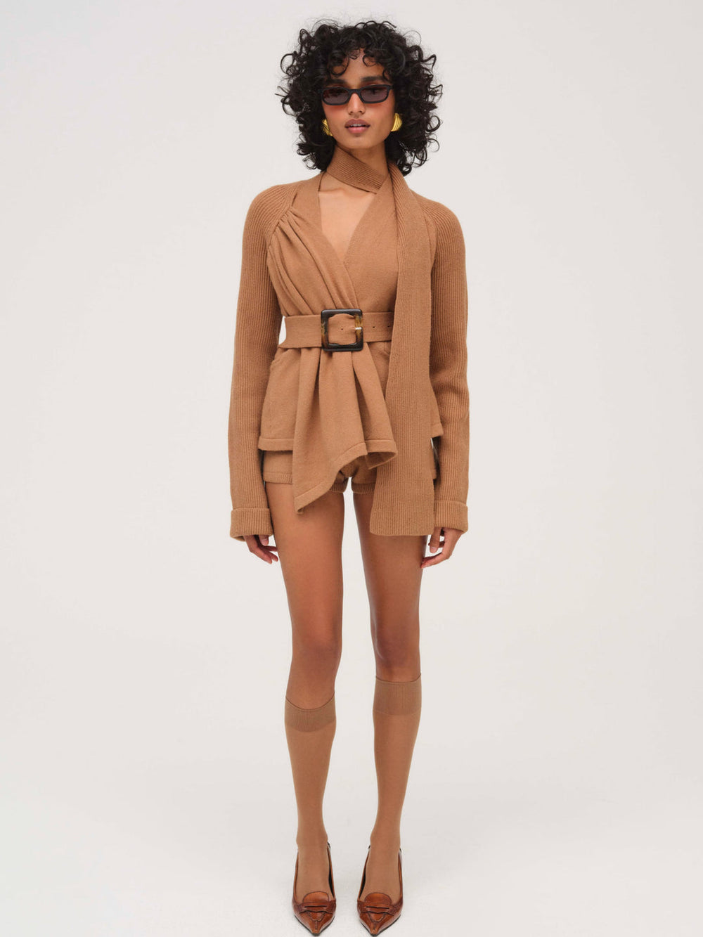 Ellie Knit Short CAMEL