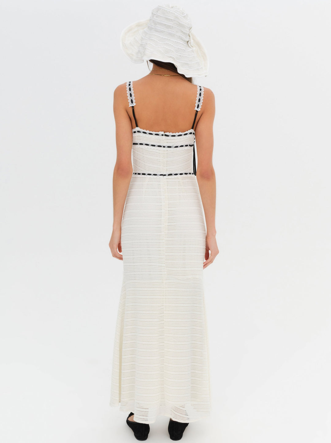 Mayfair Crochet Maxi Dress White