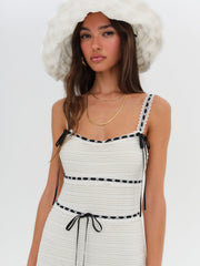 Mayfair Crochet Maxi Dress White