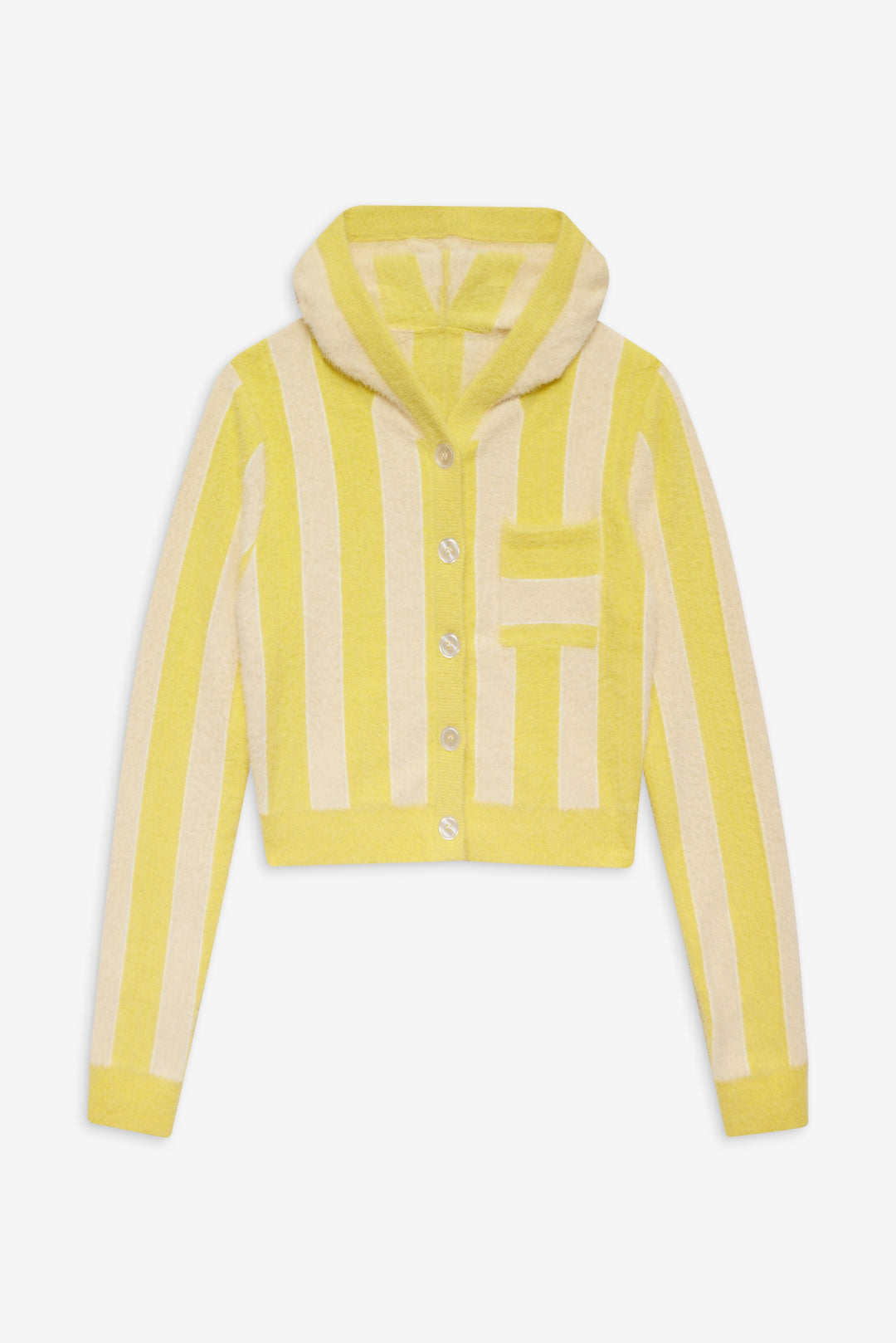 Sleepy Stripe Hoodie Yellow