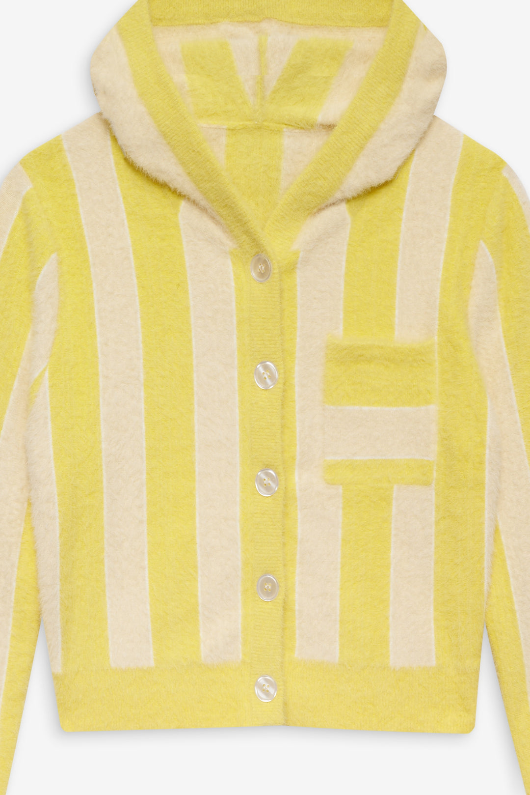Sleepy Stripe Hoodie Yellow