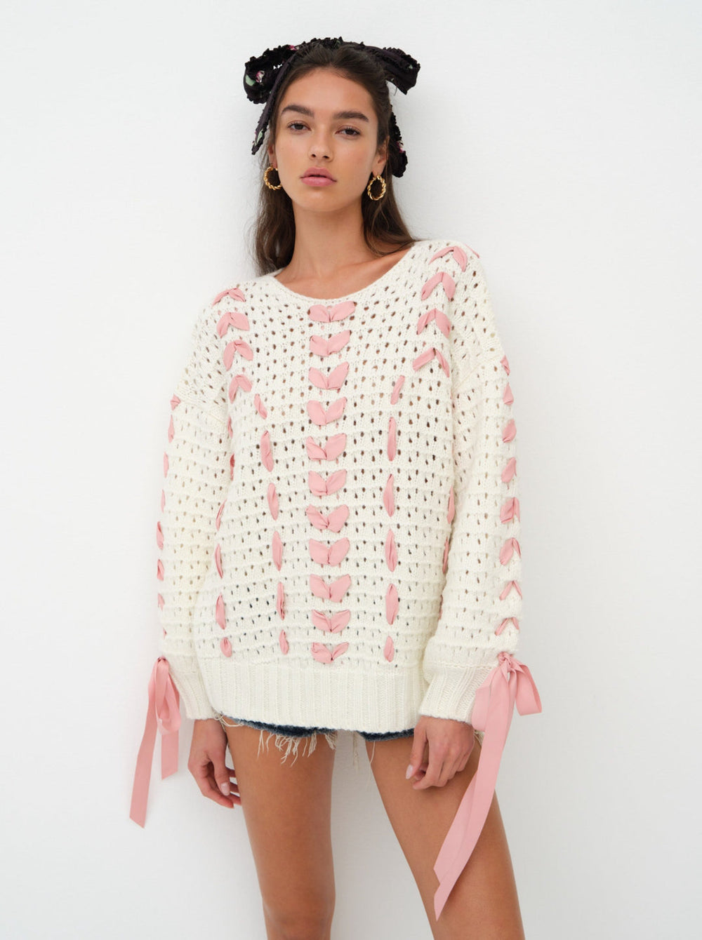 Laurel Oversized Sweater White