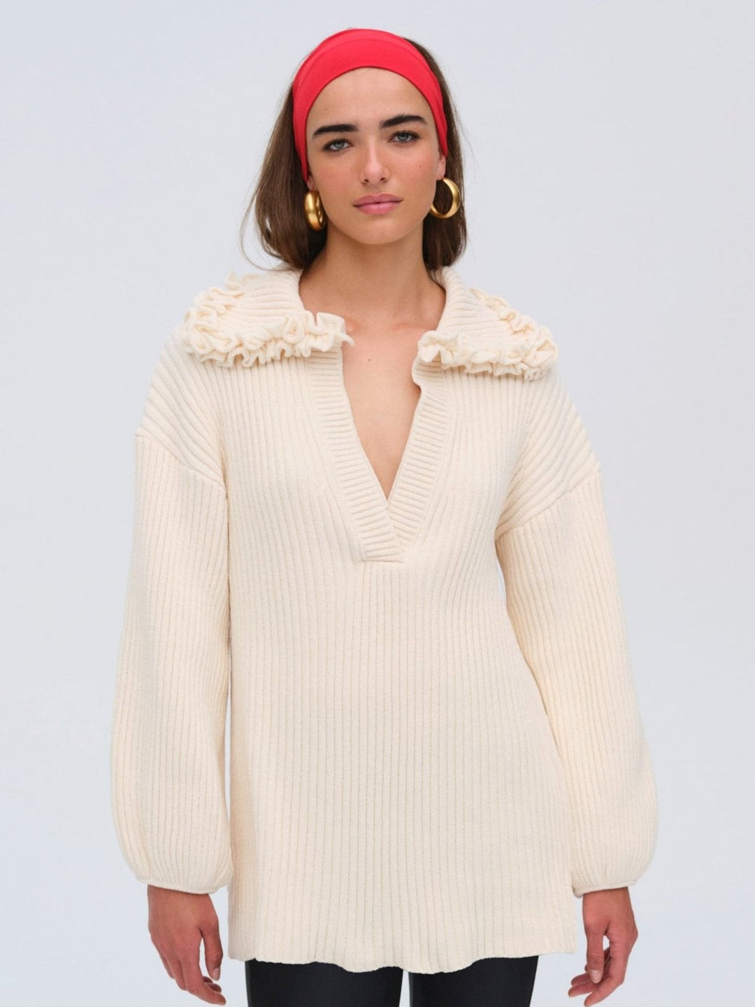 Rey Knit Tunic Cream
