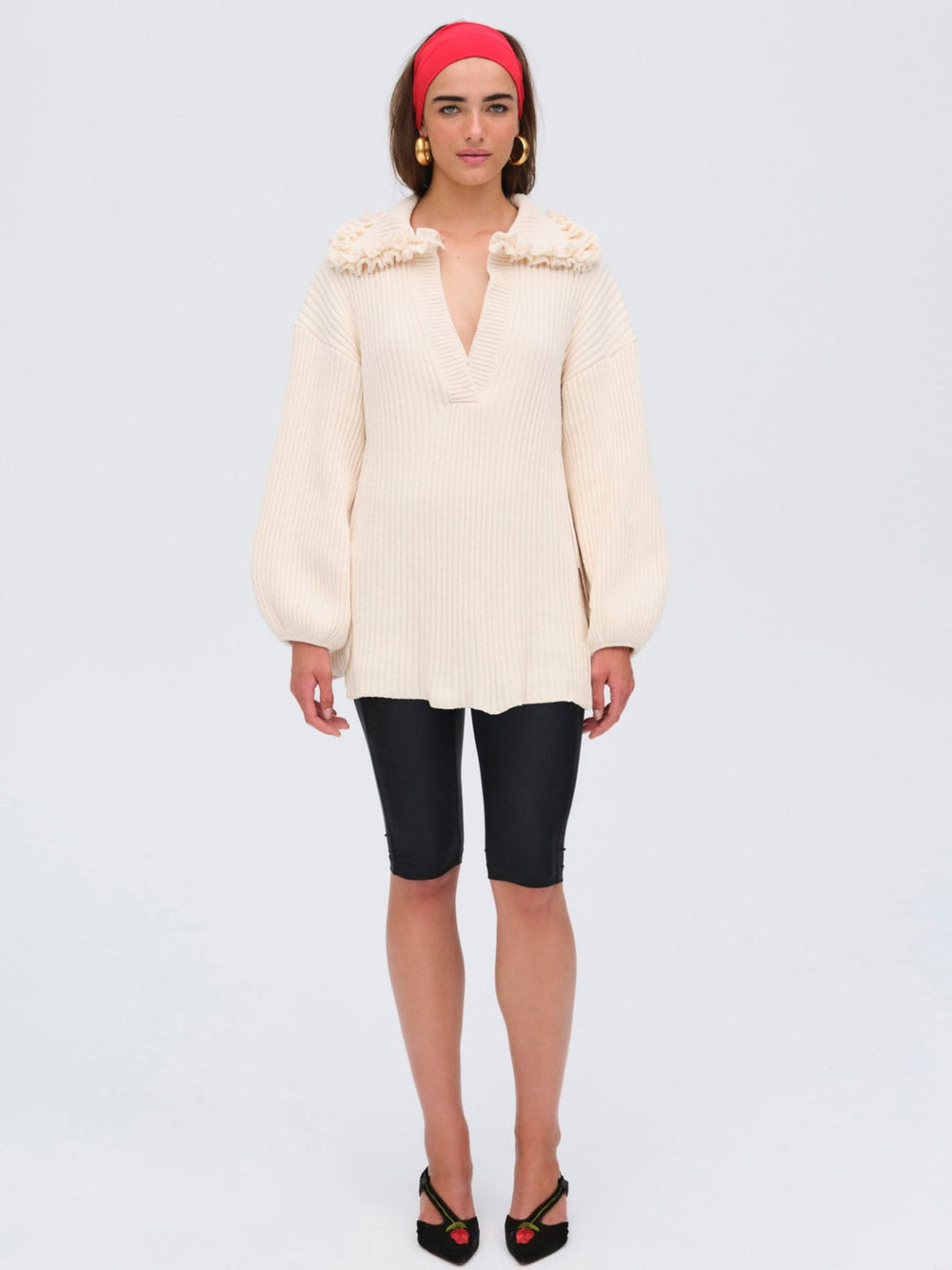 Rey Knit Tunic Cream