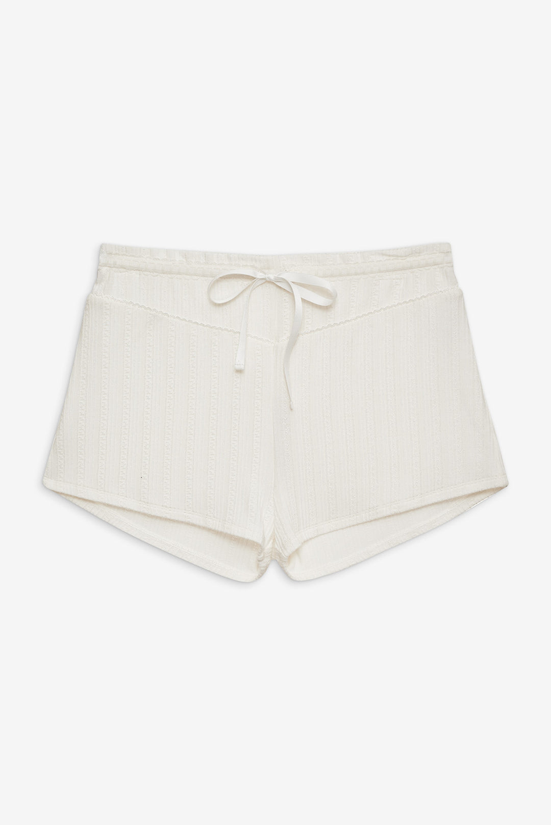 Allison Pointelle Short White