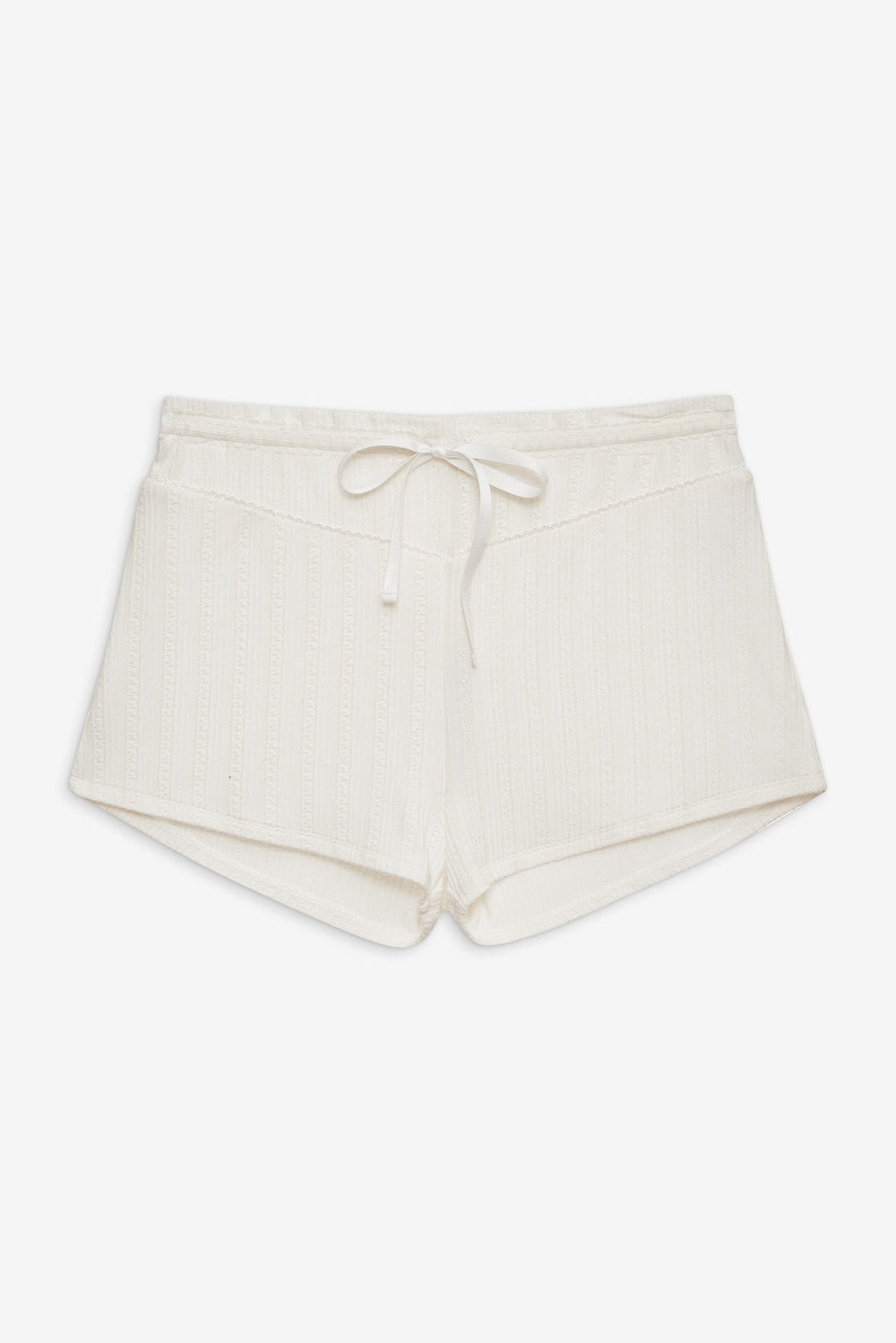 Allison Pointelle Short White