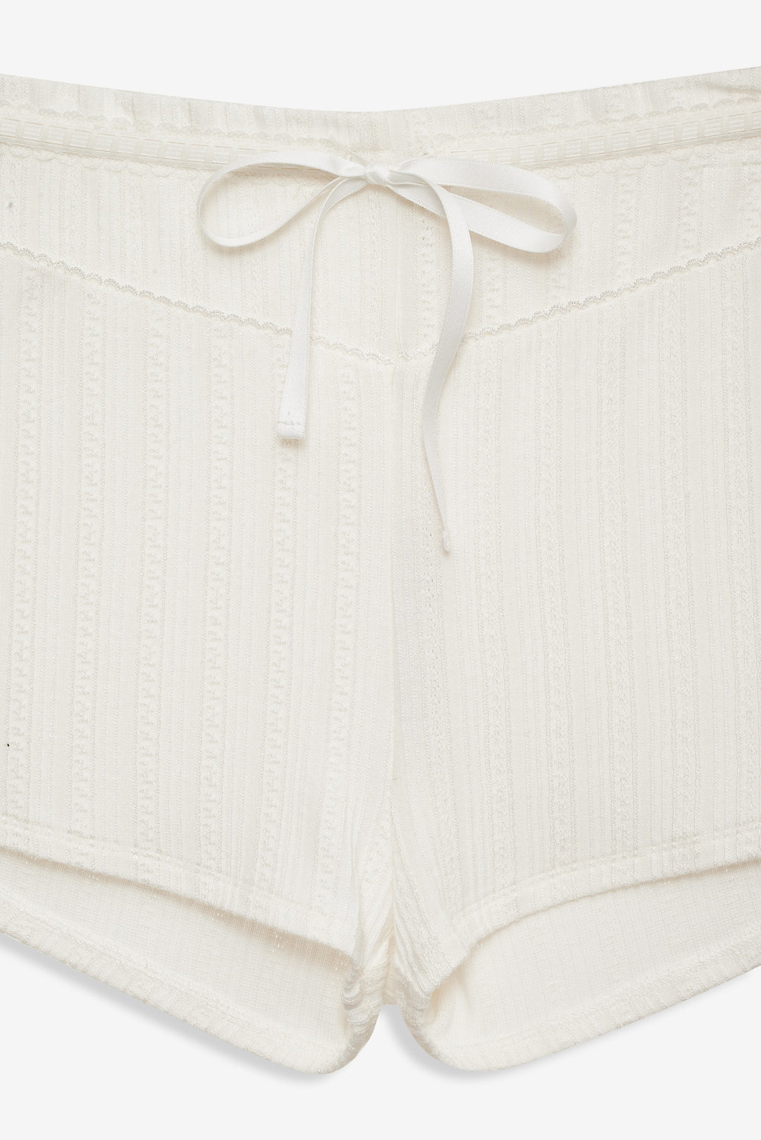 Allison Pointelle Short White