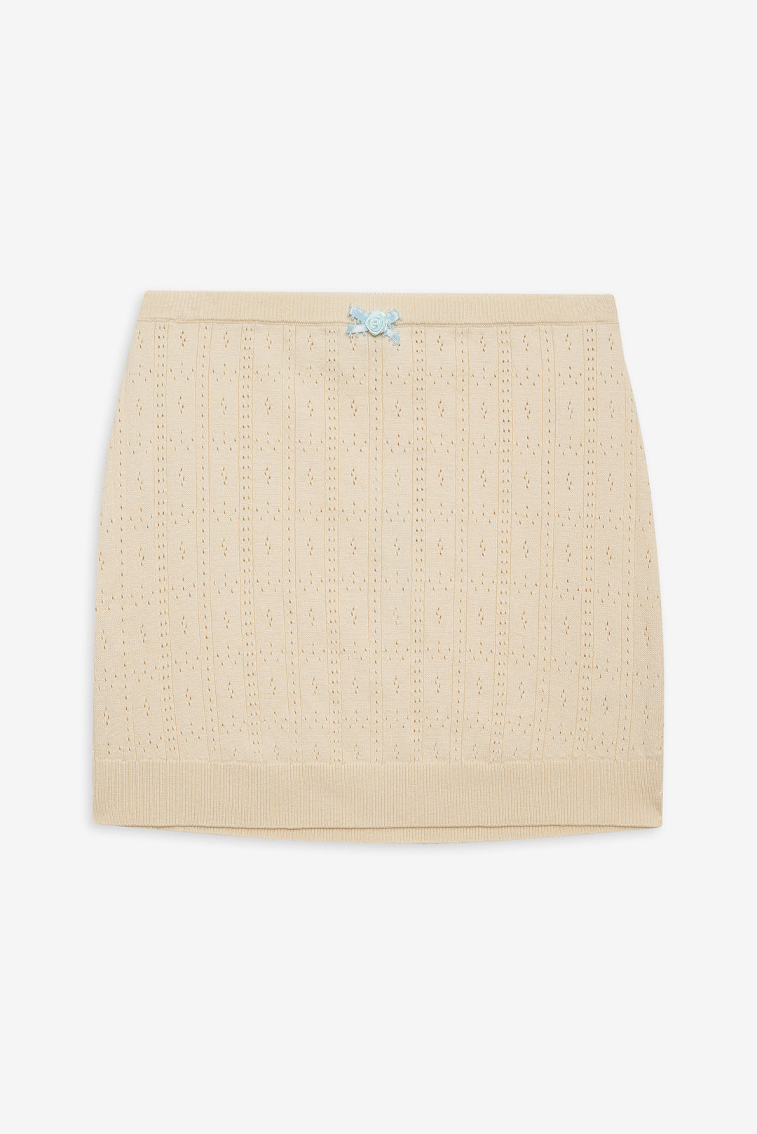 Daniela Knit Mini Skirt Cream