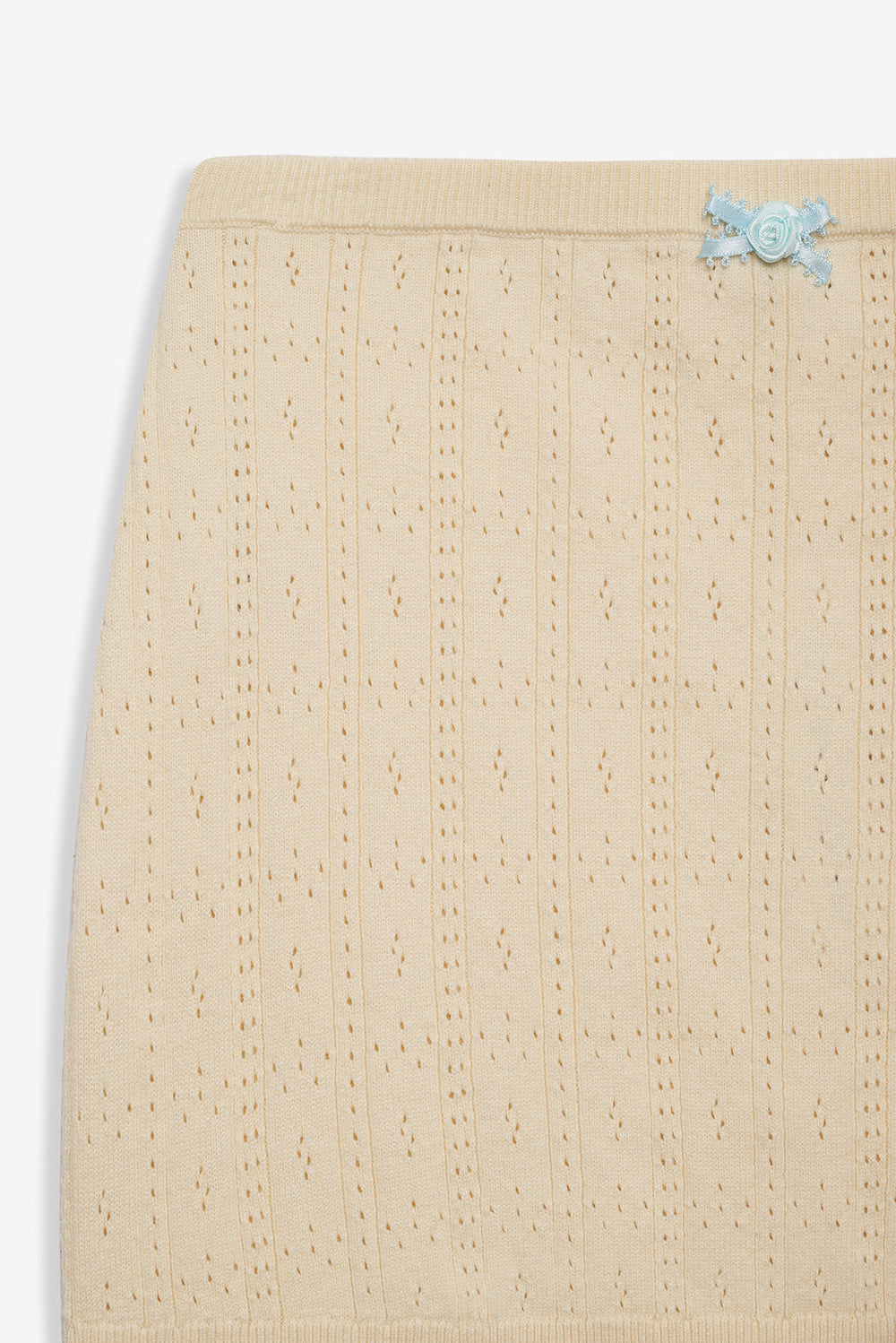Daniela Knit Mini Skirt Cream