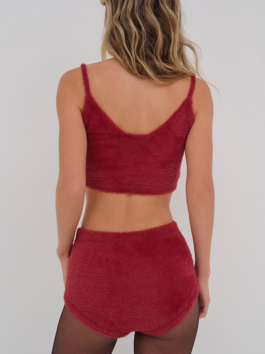 Fiona Crop Top Red