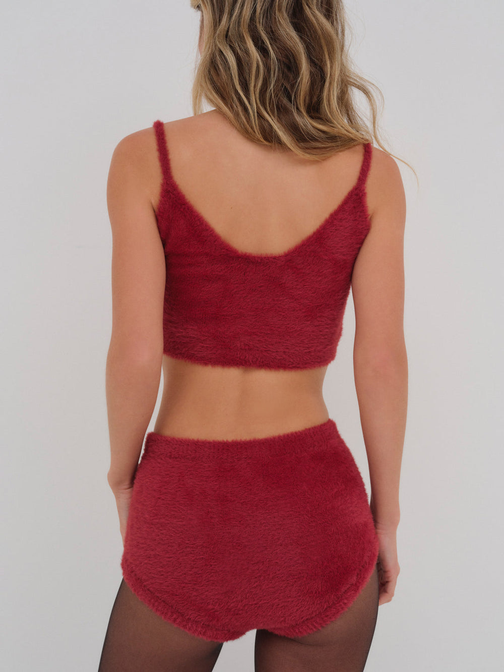 Fiona Crop Top Red