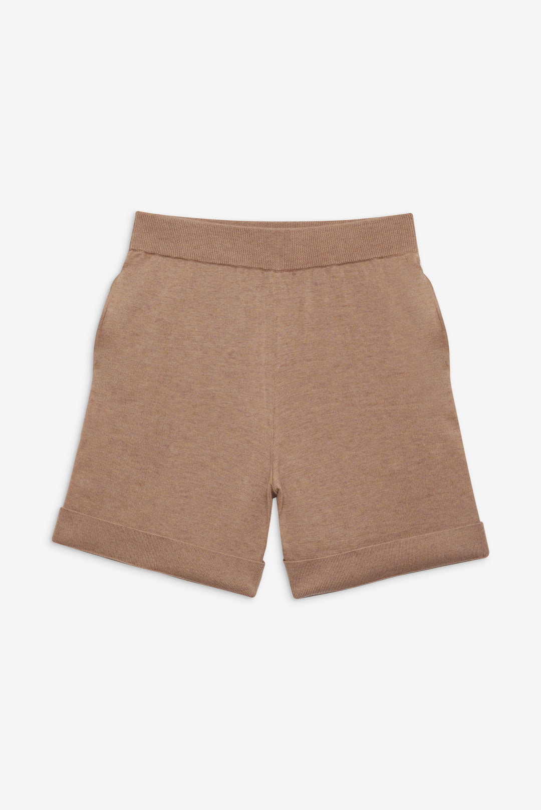 Cassidy Knit Shorts Brown