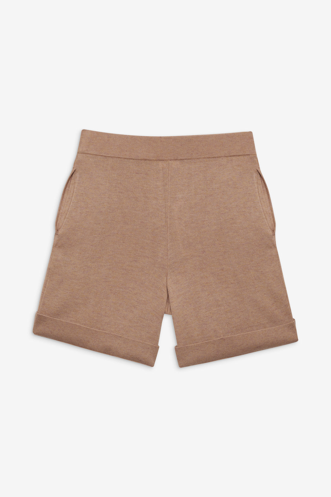 Cassidy Knit Shorts Brown