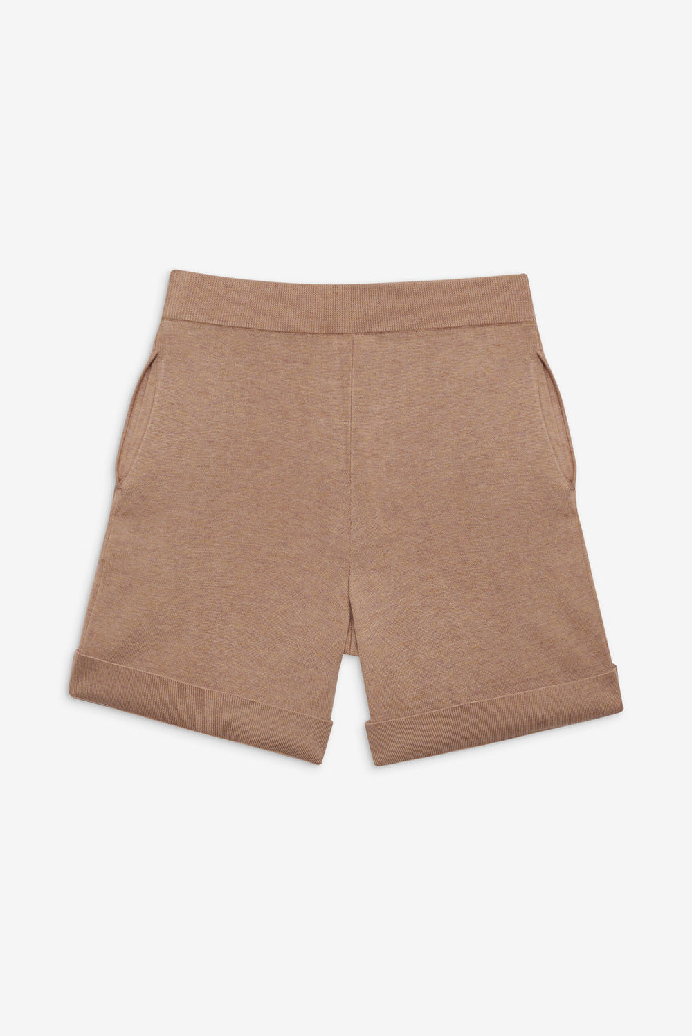 Cassidy Knit Shorts Brown