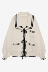 Marina Knit Cardigan Tan