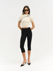 Maritime Knit Cardigan & Scarf Cream