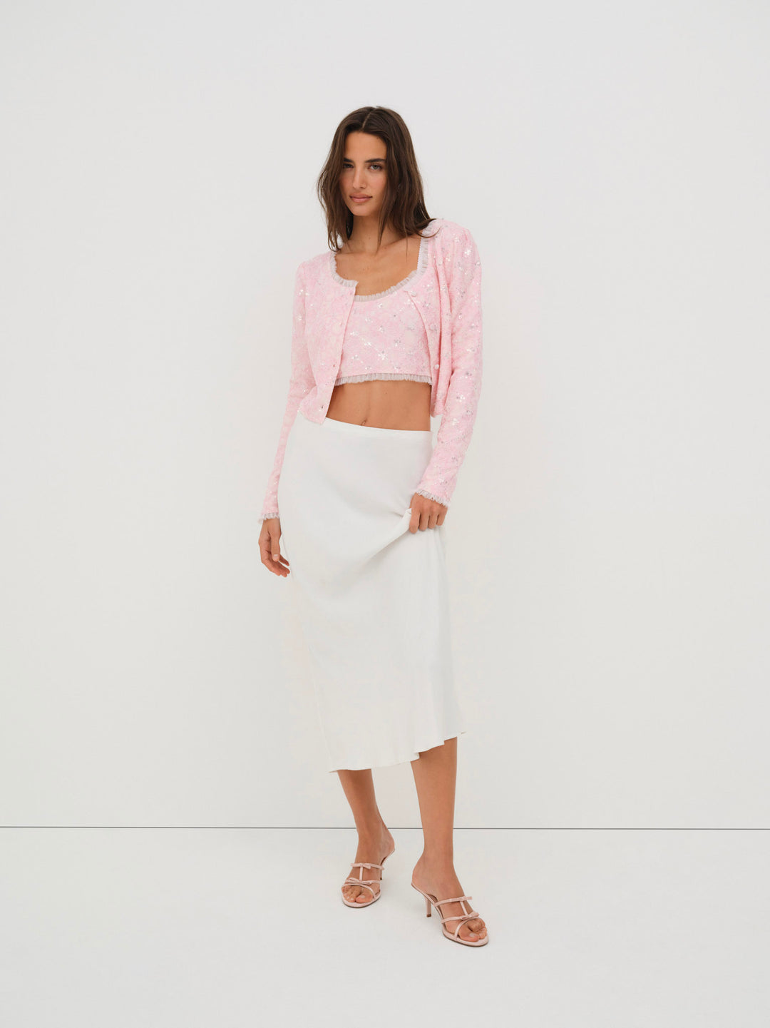 Isabeau Cardigan Pink