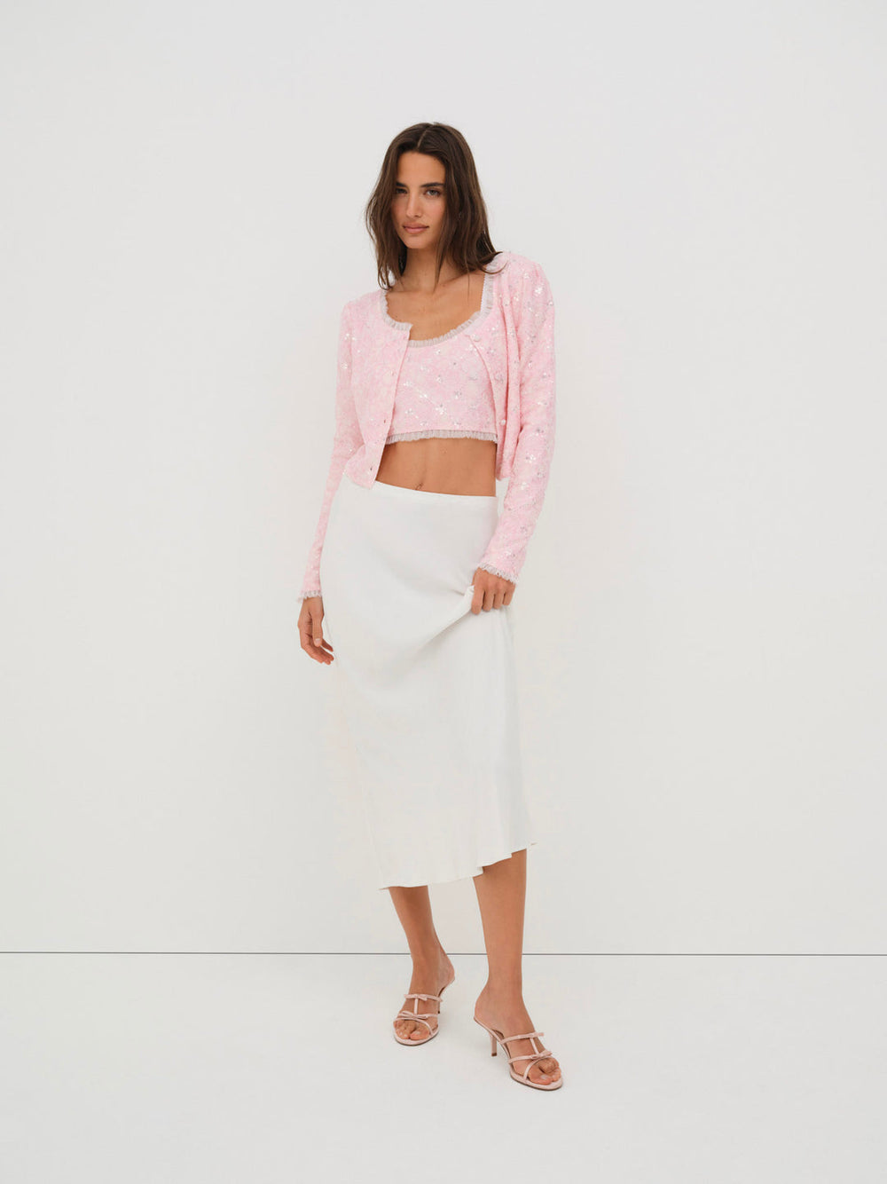 Isabeau Cardigan Pink