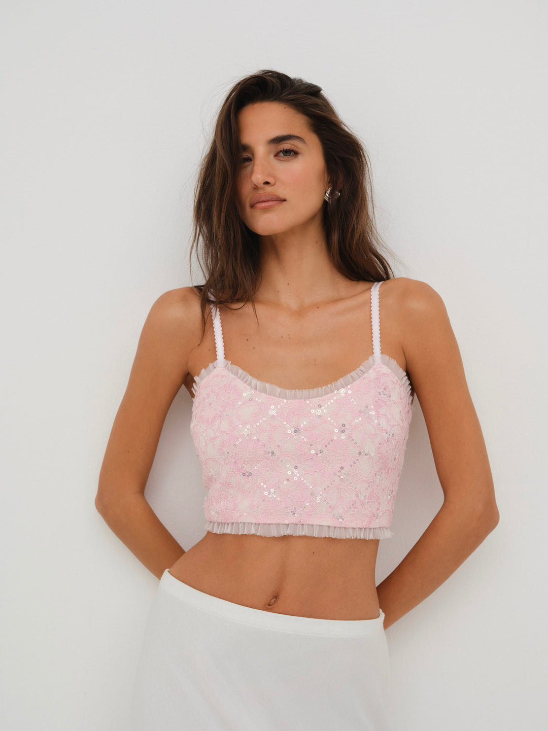 Isabeau Sleep Top Pink