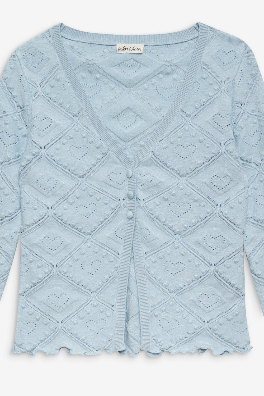 Coco Knit Cardigan Baby Blue