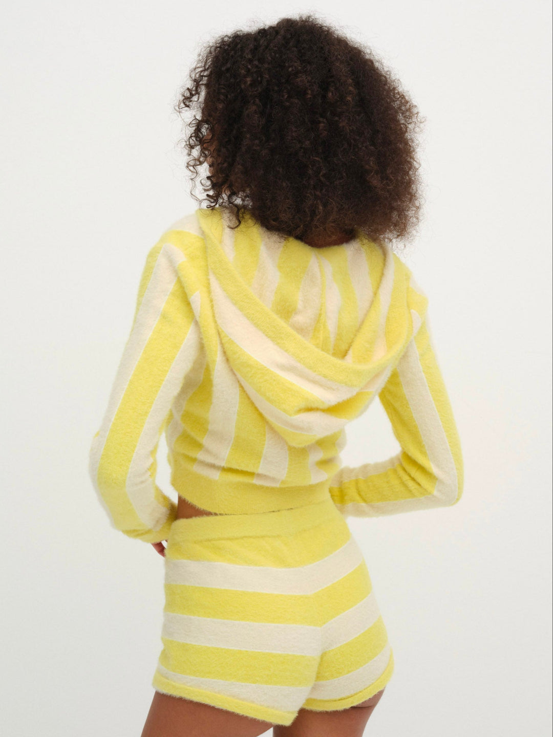 Sleepy Stripe Shorts Yellow