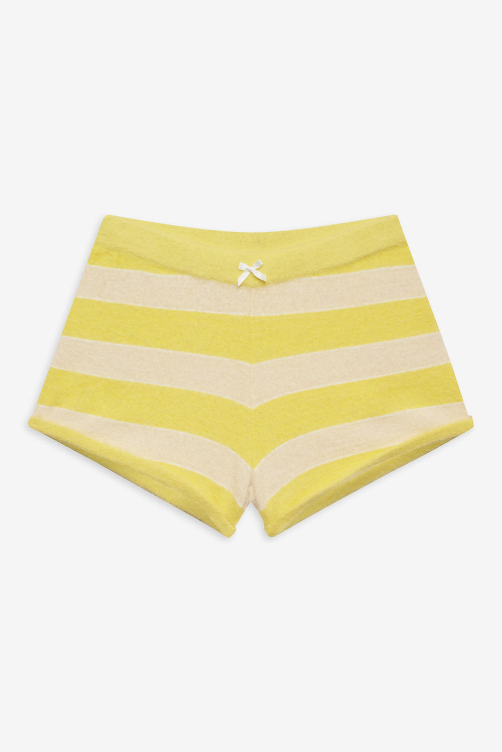 Sleepy Stripe Shorts Yellow