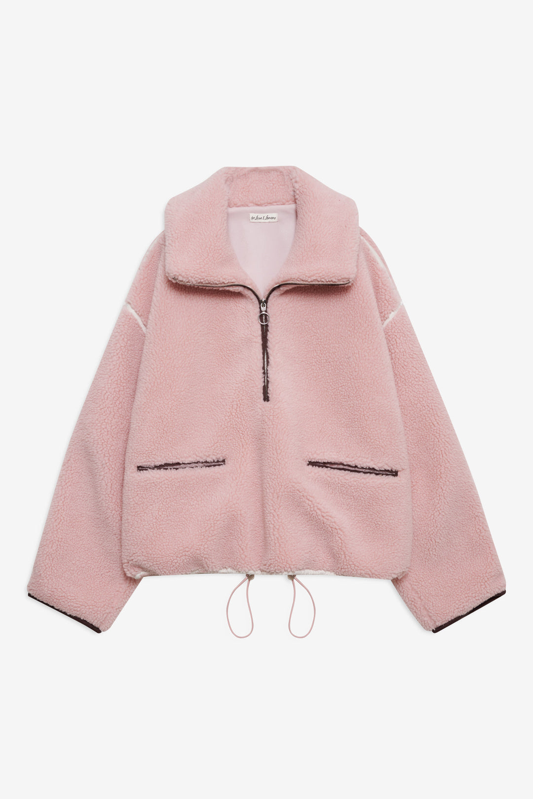 Melody Pullover Sherpa Jacket Pink