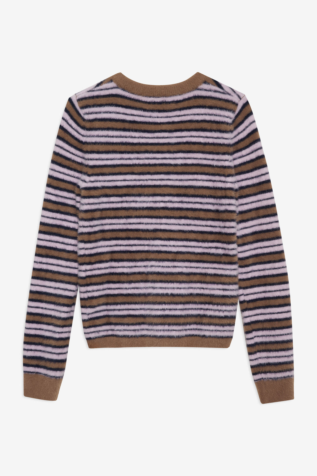 Nora Striped Cardigan Blue