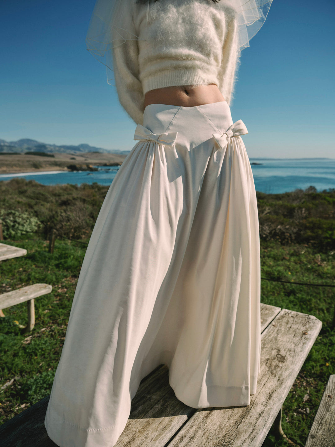 Orsa Maxi Skirt White