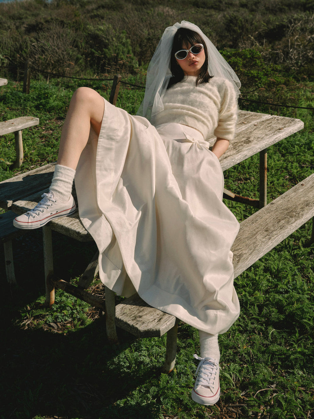 Orsa Maxi Skirt White
