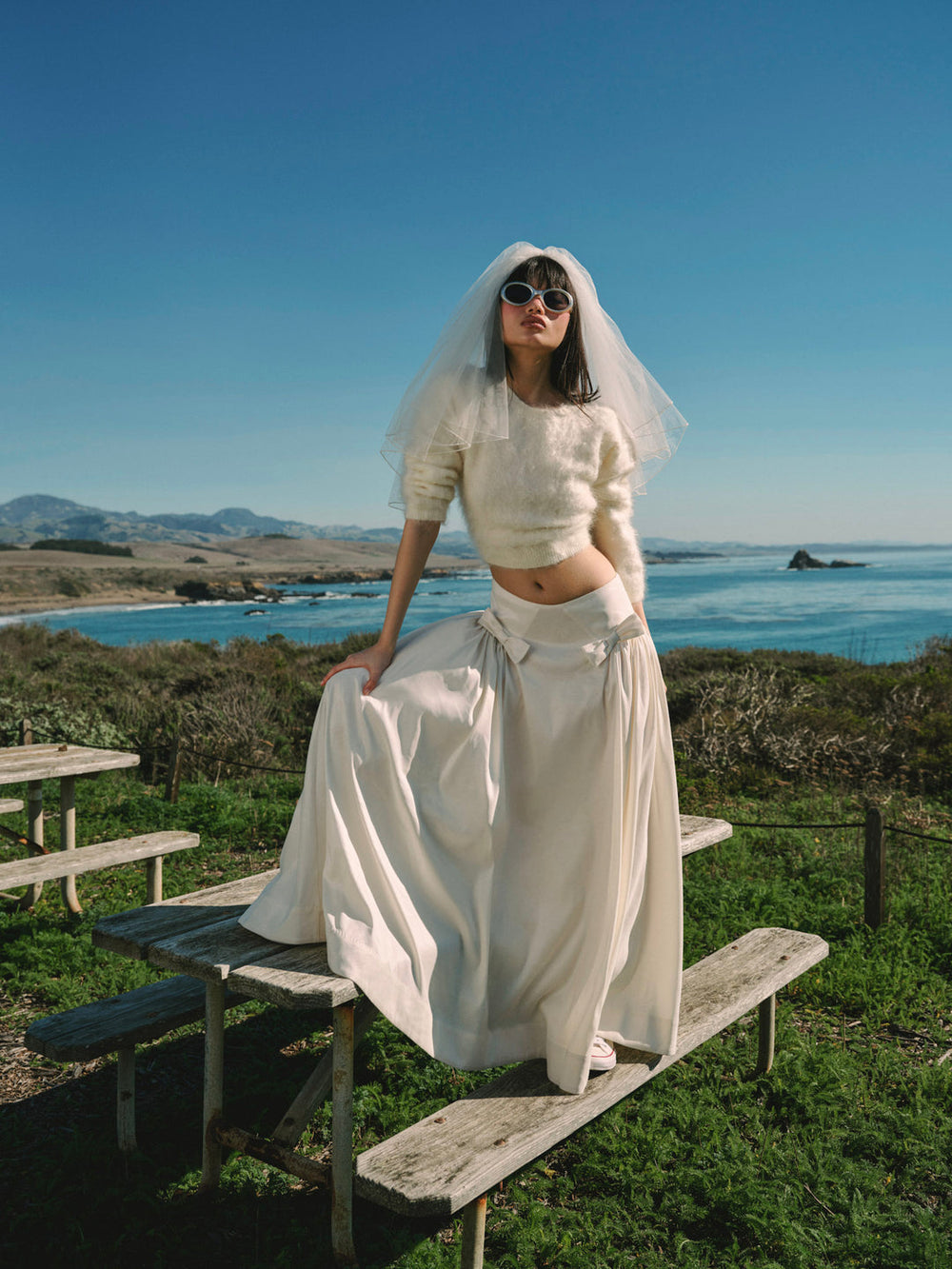 Orsa Maxi Skirt White