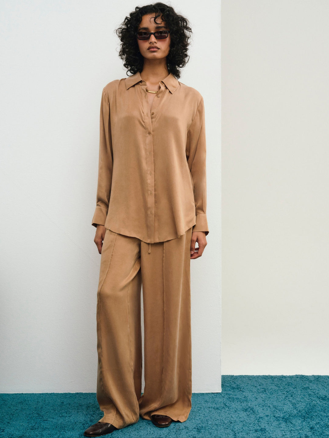 Clarabell Wide-Leg Pant CAMEL