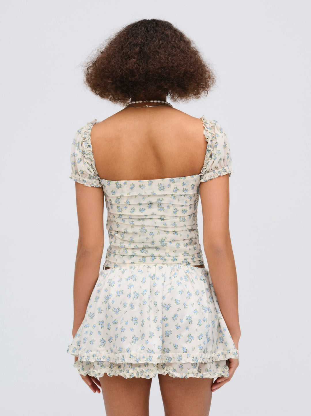 Chateau Mini Skirt Blue