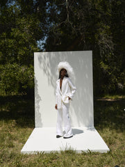 Ruth Wide-Leg Pant White