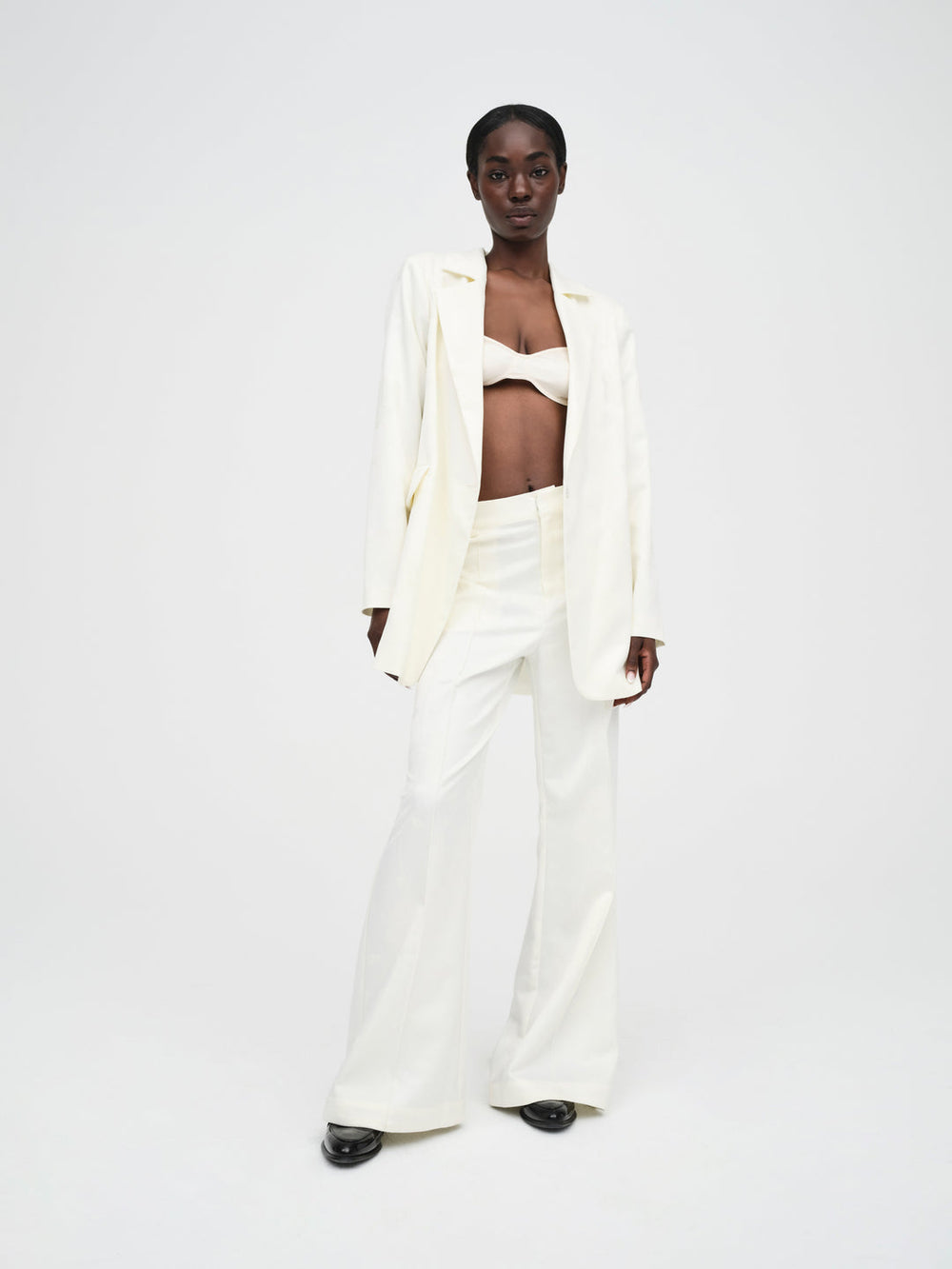 Ruth Wide-Leg Pant White