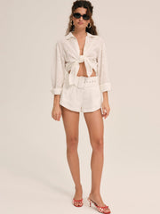 Handkerchief Short White