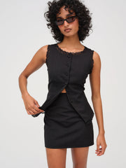 Shawna Mini Skirt Black