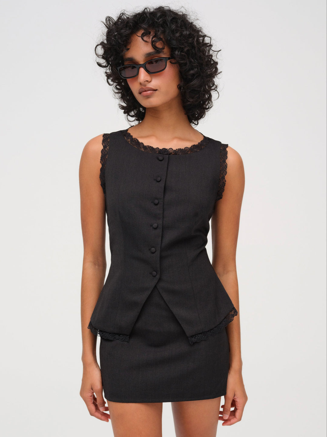 Shawna Mini Skirt Black