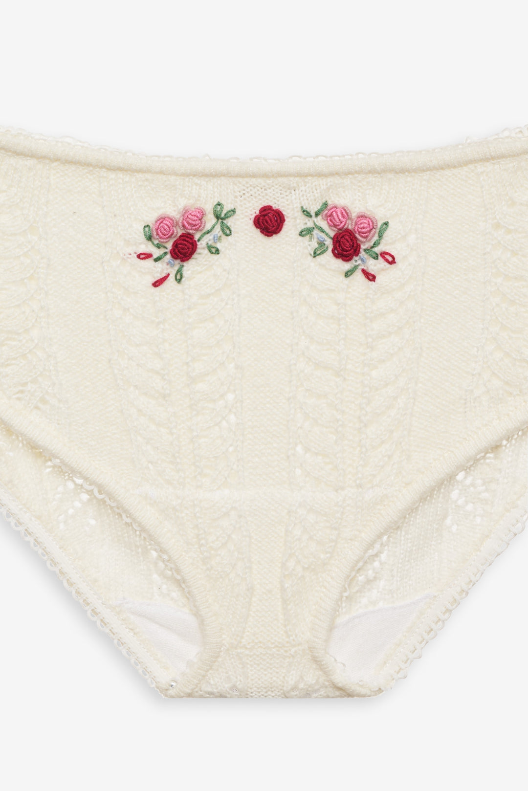 Nathalie Cheeky Panty White