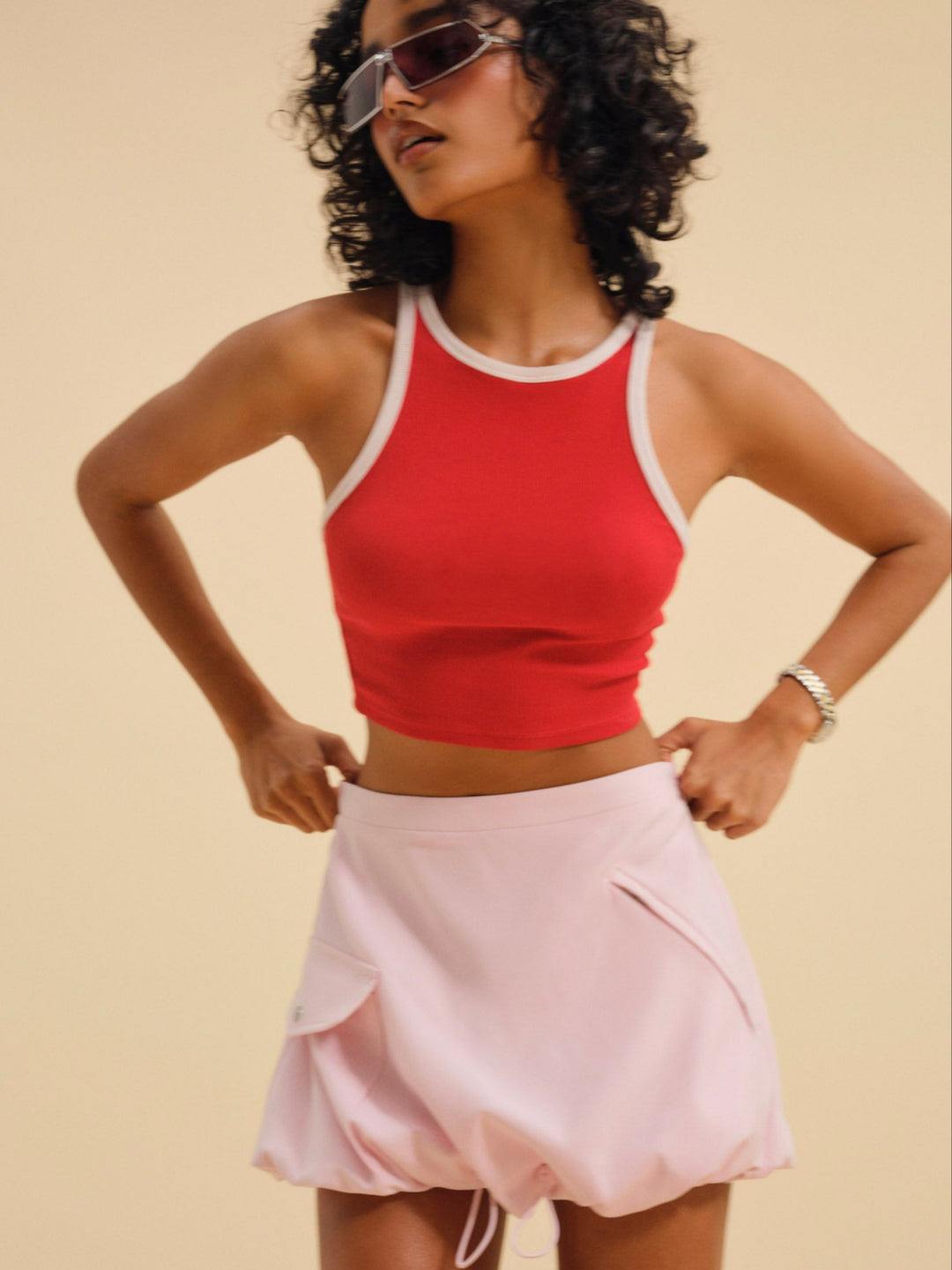 Elanah Mini Skirt Pink