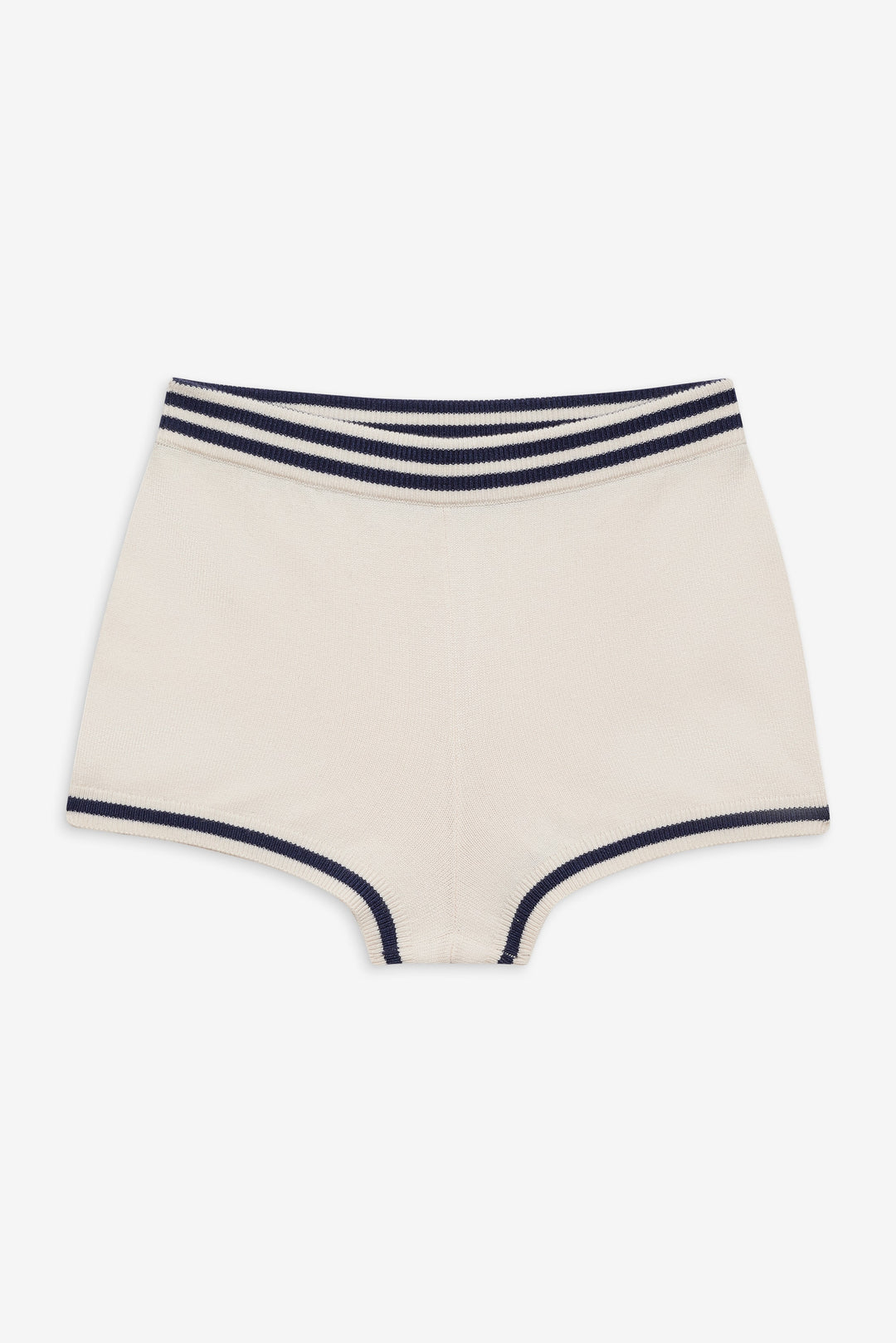 Simona Pointelle Striped Short Navy