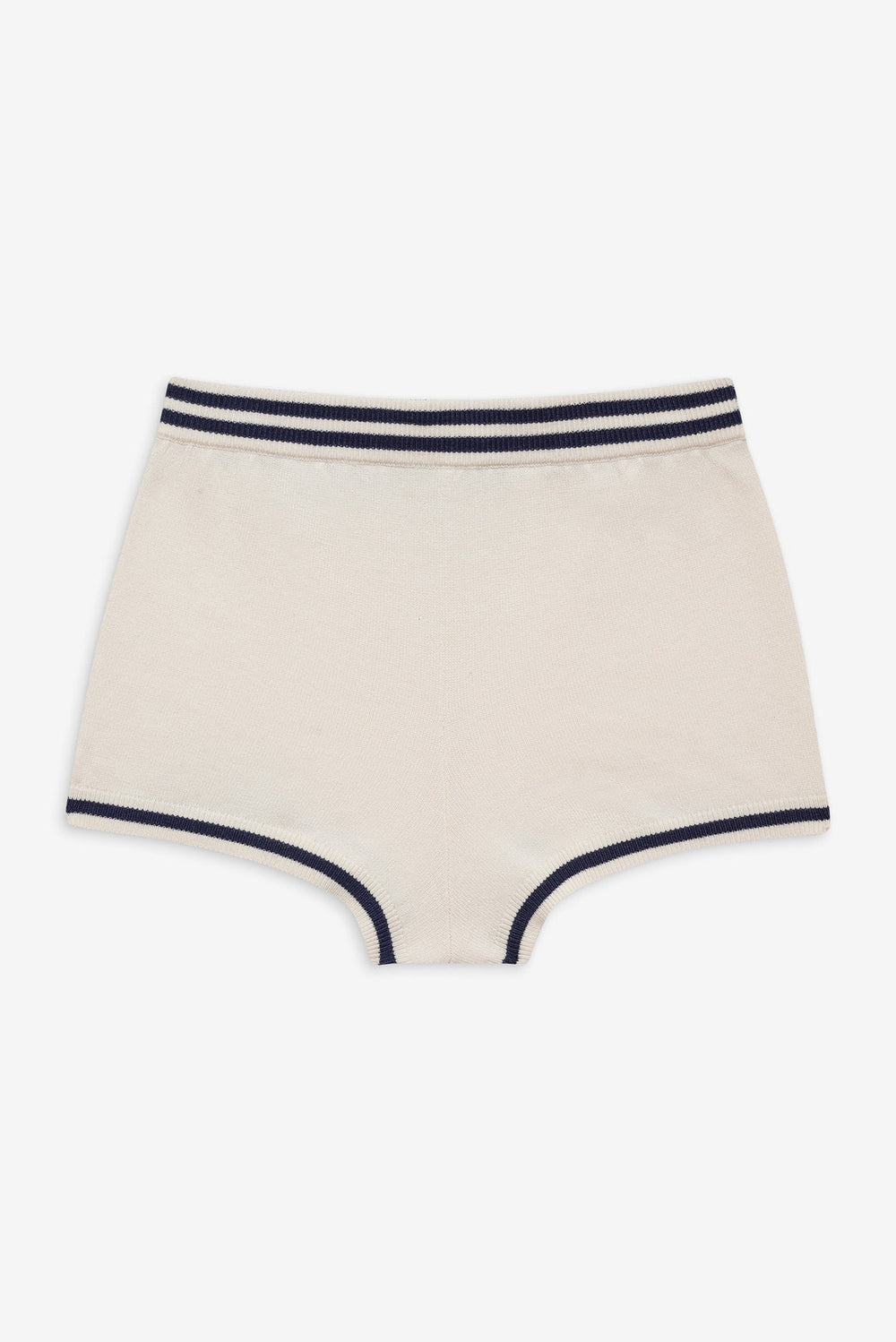 Simona Pointelle Striped Short Navy