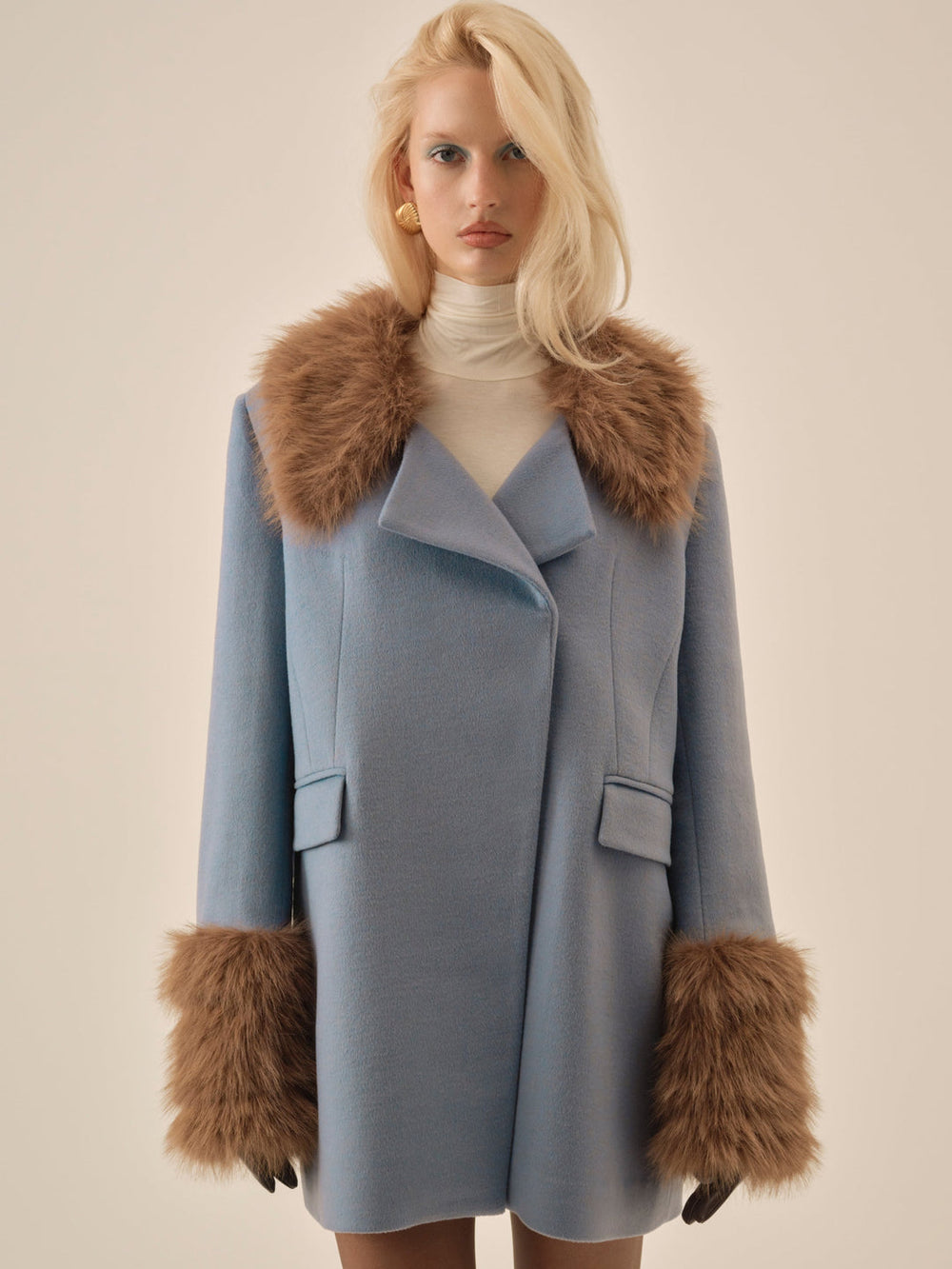 Jackie Coat Blue