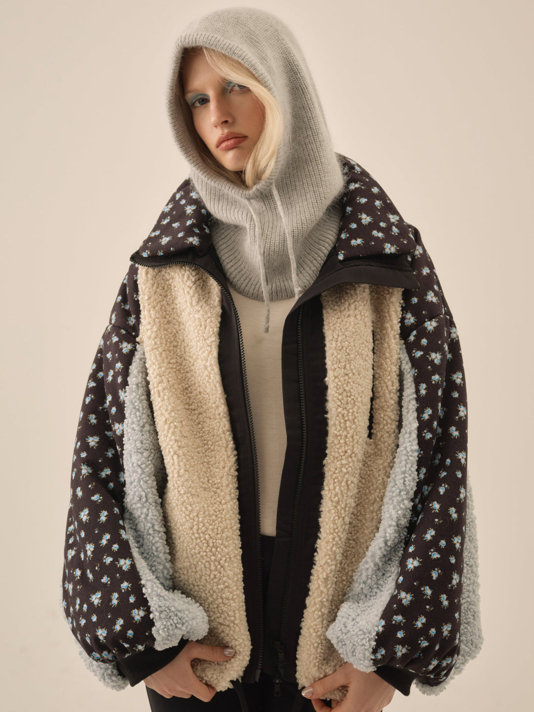 Maisie Collared Jacket Blue