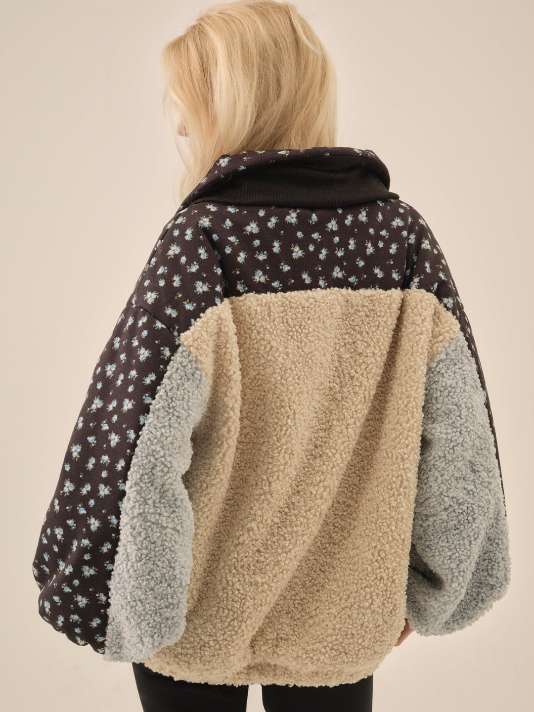 Maisie Collared Jacket Blue